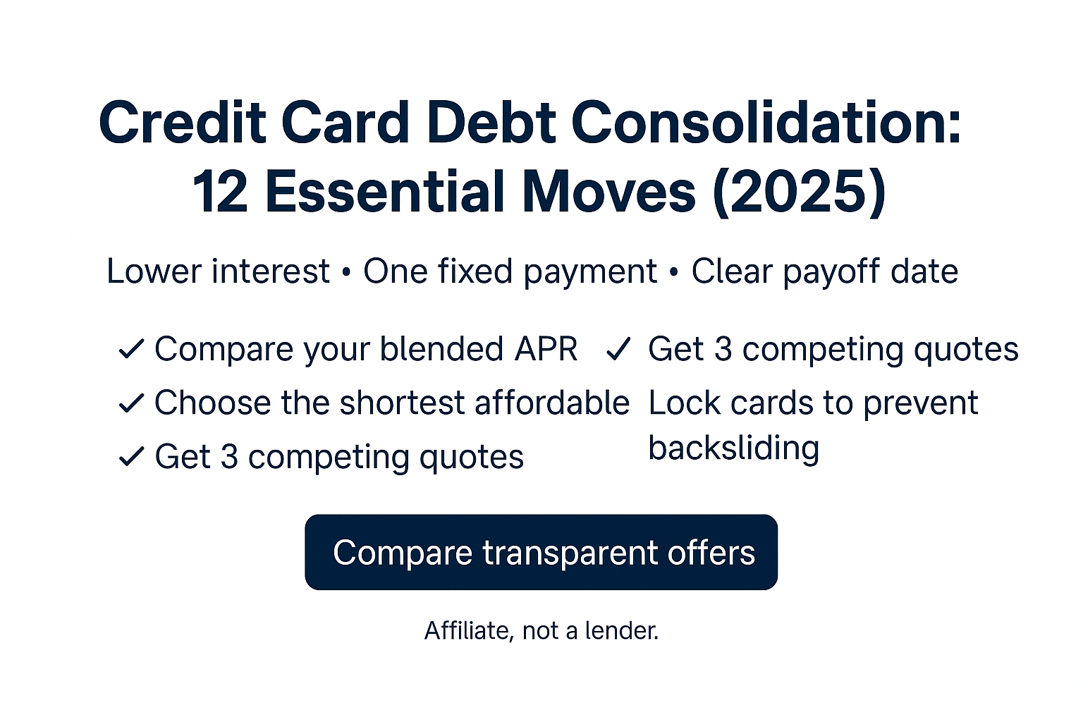 credit card debt consolidation – 2025 hero banner