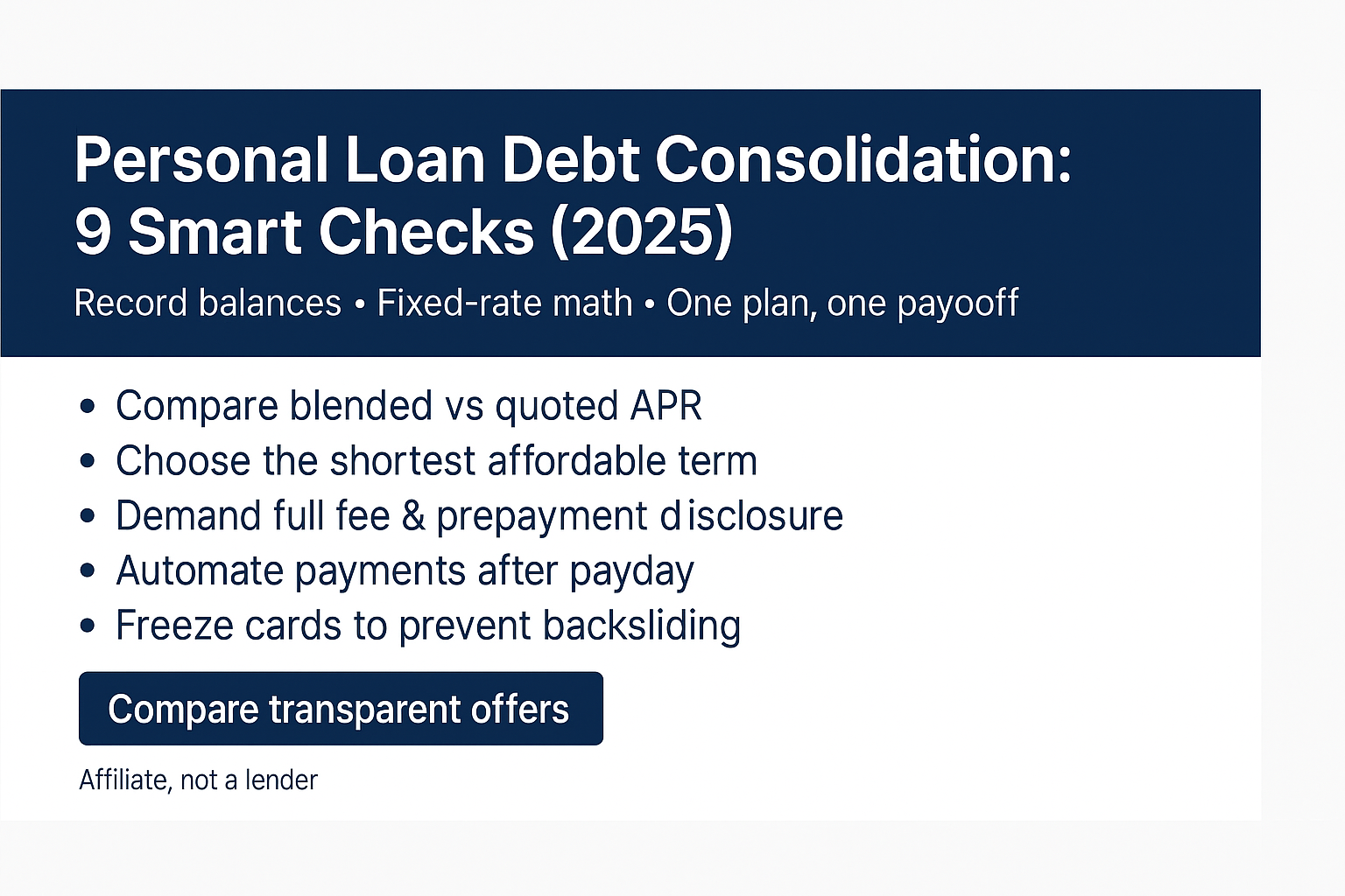 personal loan debt consolidation – 2025 hero banner