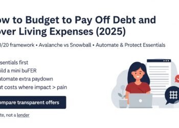 How to budget to pay off debt and cover living expenses with a simple plan, APR tips, and a 7-step checklist.