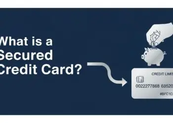 An infographic explaining what is a secured credit card and how it helps rebuild bad credit